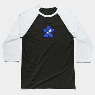 Blue Meeple Baseball T-Shirt
